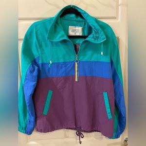 Colorblock Pullover Jacket